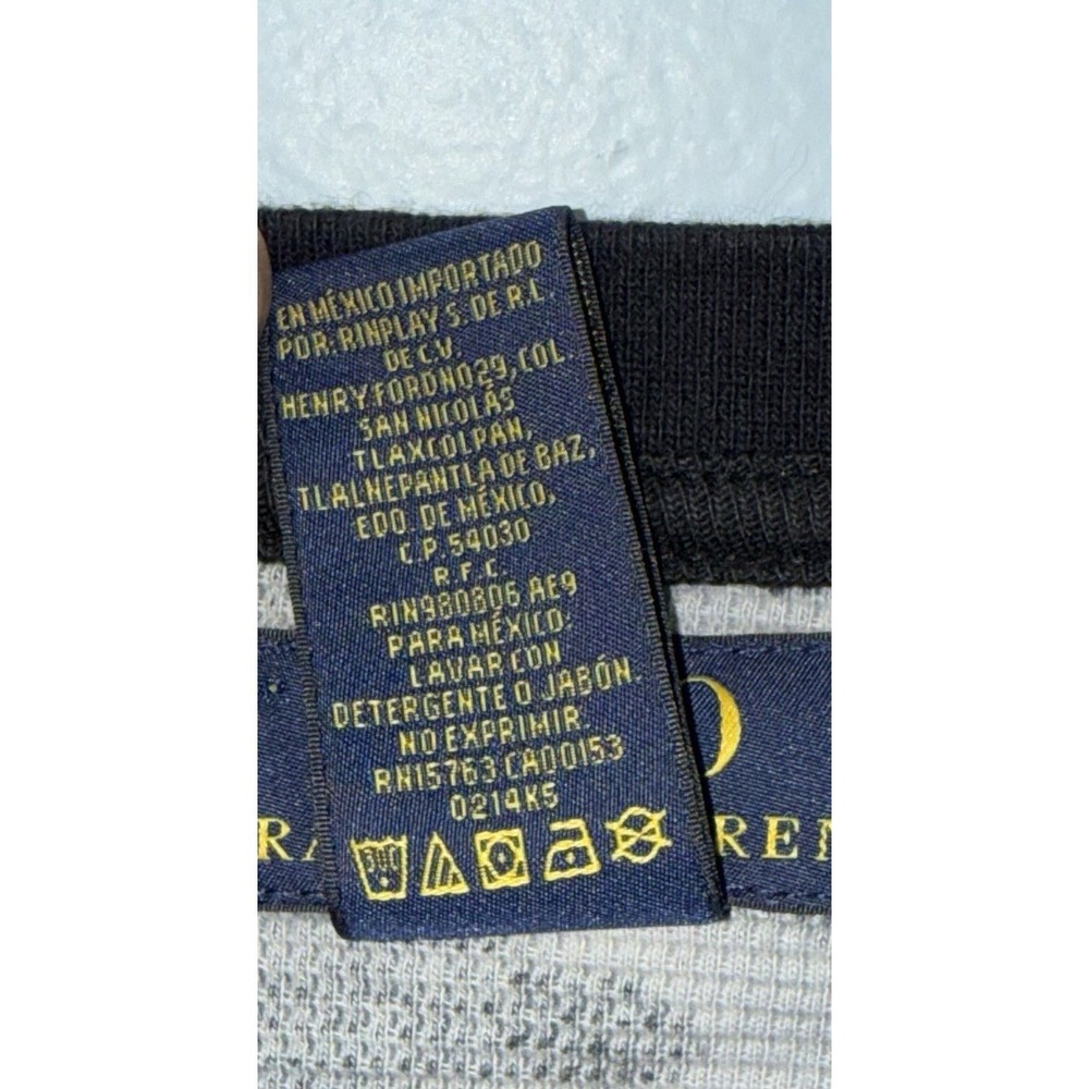 POLO RALPH LAUREN Men's Shirt Thermal Camo Logo Waffle Knit Black Gray Size XL - Picture 5 of 6